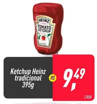 Frangolândia Ketchup Heinz Tradicional 397g oferta