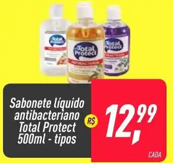 Sabonete Liquido Antibacteriano Total Protect 500ml tipos