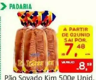Atacado Máximo Pão Sovado Kim 500g unid. oferta