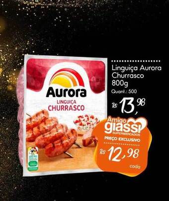 Giassi Supermercados Linguiça Aurora Churrasco oferta