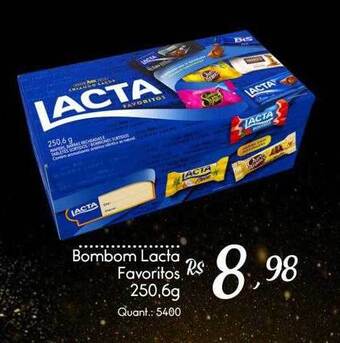Giassi Supermercados Bombom Lacta Favoritos oferta