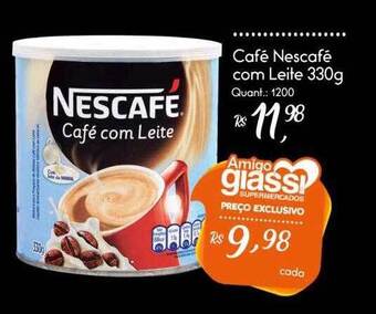 Giassi Supermercados Café Nescafé Com Leite oferta