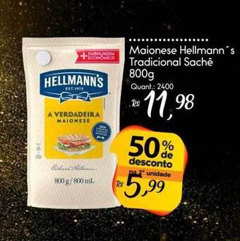 Giassi Supermercados Maionese Hellmann's Tradicional oferta