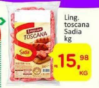 Atacado Máximo Ling. Toscana Sadia 1kg oferta