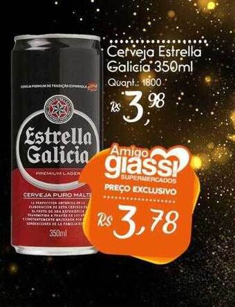 Giassi Supermercados Cerveja Estrella Galicia oferta