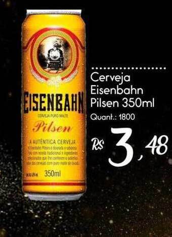 Giassi Supermercados Cerveja Eisenbahn Pilsen oferta