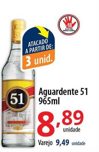 Akki Atacadista Aguardente 51 oferta