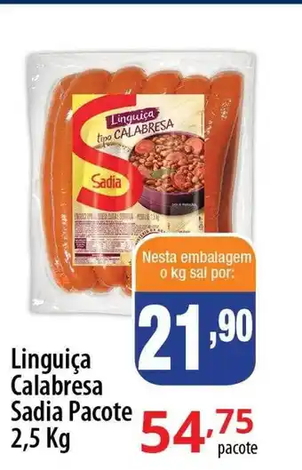 Akki Atacadista Linguiça Calabresa Sadia oferta