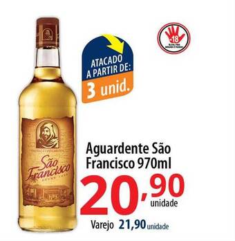 Akki Atacadista Aguardente São Francisco oferta