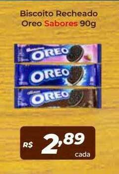 Atakarejo Biscoito Recheado Oreo Sabores oferta