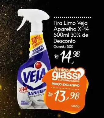 Giassi Supermercados Tira Limo Veja Aparelho X-14 30% De Desconto oferta