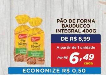 Bahamas Mix Pão De Forma Bauducco Integral oferta