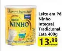 Leite Em Pó Ninho Integral Tradicional Lata 400g