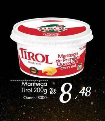 Giassi Supermercados Manteiga Tirol oferta