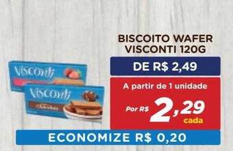Biscoito Wafer Visconti