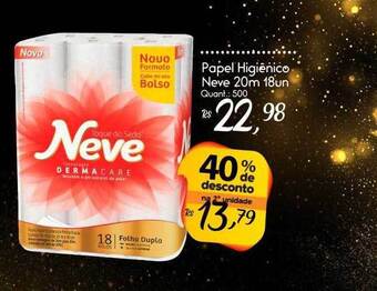 Giassi Supermercados Papel Higiênico Neve oferta