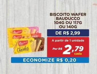 Bahamas Mix Biscoito Wafer Bauducco oferta