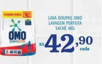 Bahamas Supermercados Lava Roupas Omo Lavagem Perfeita oferta
