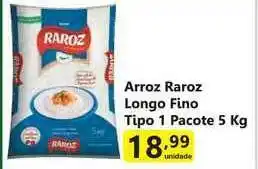 Comercial Esperança Arroz Raroz Long Fino Tipo 1 pacote 5kg oferta