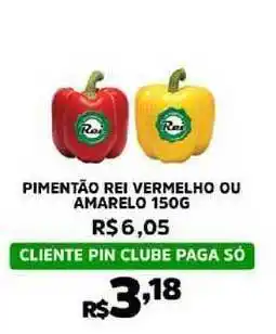 Pimentão Rei Vermelho Ou Amerelo 150g