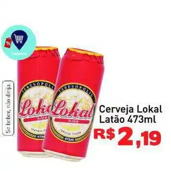 Tonin Superatacado Cerveja Lokal Latão 473ml oferta