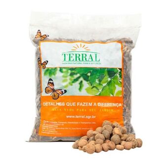 Argila expandida terral para jardim 5 litros