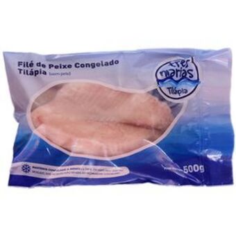 Super Nosso Filé de tilápia três marias congelado pacote 500g oferta