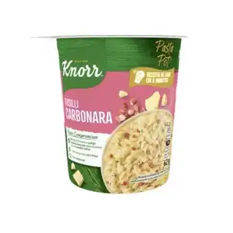 Macarrão instantâneo copo fusili carbonara knorr 62g