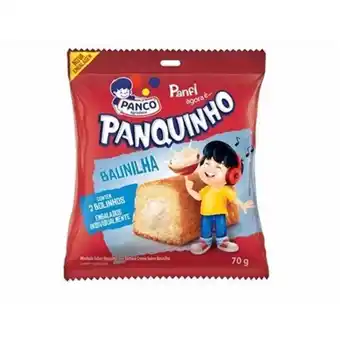 Supermercado Precito Bolinho panco panquinho baunilha embalagem 70g oferta