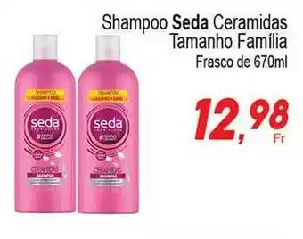 Shampoo Seda Ceramidas Tamanho Família 670ml