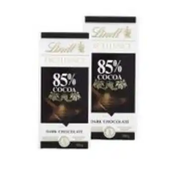 Sam's Club Chocolate dark 85% cacau lindt excellence pack com 2 unidades de 100g cada oferta