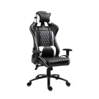 Leroy Merlin Cadeira gamer duty preta e branca oferta