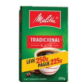 Extrabom Supermercados Cafe melitta vacuo tradicional leve 250g pague 225g oferta