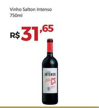 Villarreal Supermercados Vinho Salton Intenso 750ml oferta