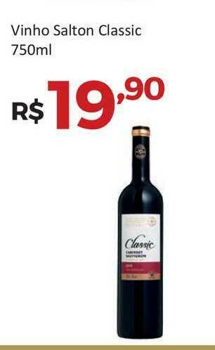 Villarreal Supermercados Vinho Salton Classic 750ml oferta