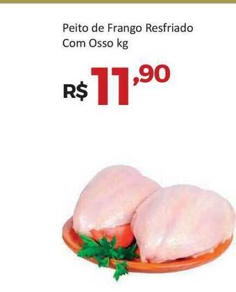 Villarreal Supermercados Peito De Frango Resfriado Com Osso 1kg oferta