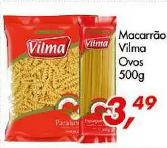 Barbosão Extra Supermercados Macarrão Vilma Ovos 500g oferta
