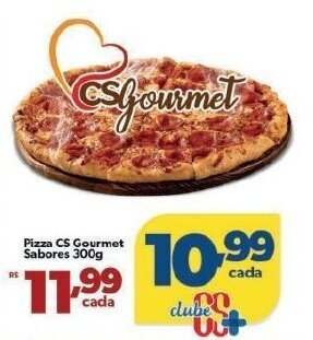 Pizza CS Gourmet Sabores 300g