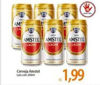 Atacadão Cerveja Amstel oferta