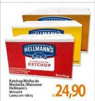 Atacadão Ketchup, Molho De Mostarda Ou Maionese Hellmann's oferta