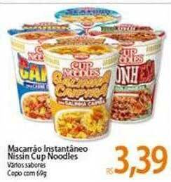 Macarráo Instantãneo Nissin Cup Noodles