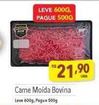 Supermercados Condor Carne Moída Bovina oferta