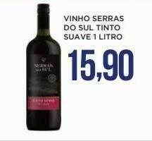 Vinho Serras Do Sul Tinto Suave