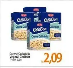 Atacadão Creme Culinário Vegetal Cesibon oferta