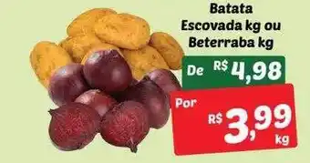 Semar Supermercado Batata Escovada Kg Ou Beterraba Kg oferta