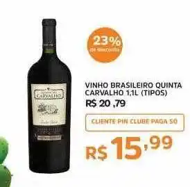 Pinheiro Supermercado Vinho Brasileiro Quinta Carvalho Tipos 23% De Desconto oferta