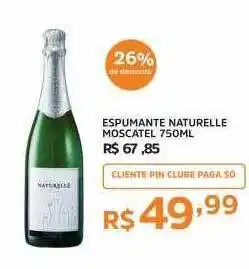 Pinheiro Supermercado Espumante Naturelle Moscatel 26% De Desconto oferta