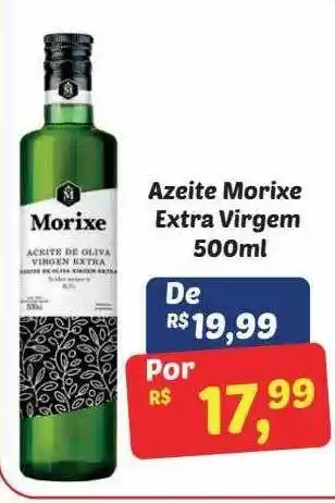 Semar Supermercado Azeite Morixe Extra Virgem oferta
