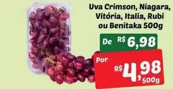 Uva Crimson Niagara Vitória Italia Rubi Ou Benitaka