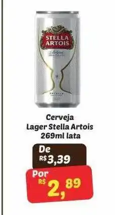 Semar Supermercado Cerveja Lager Stella Artois Lata oferta